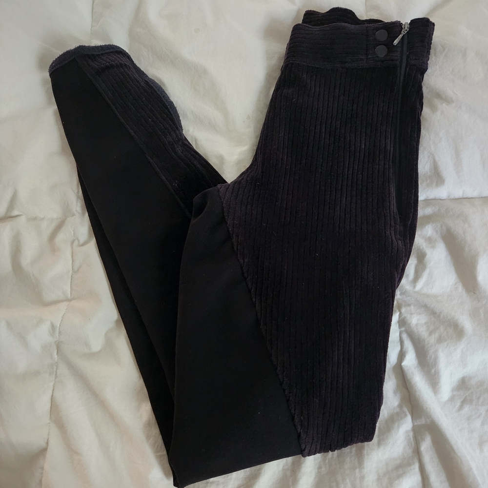 Romfh Breeches Riding Pants Jodhpurs Full Seat Black Stretch Size 1 = Small